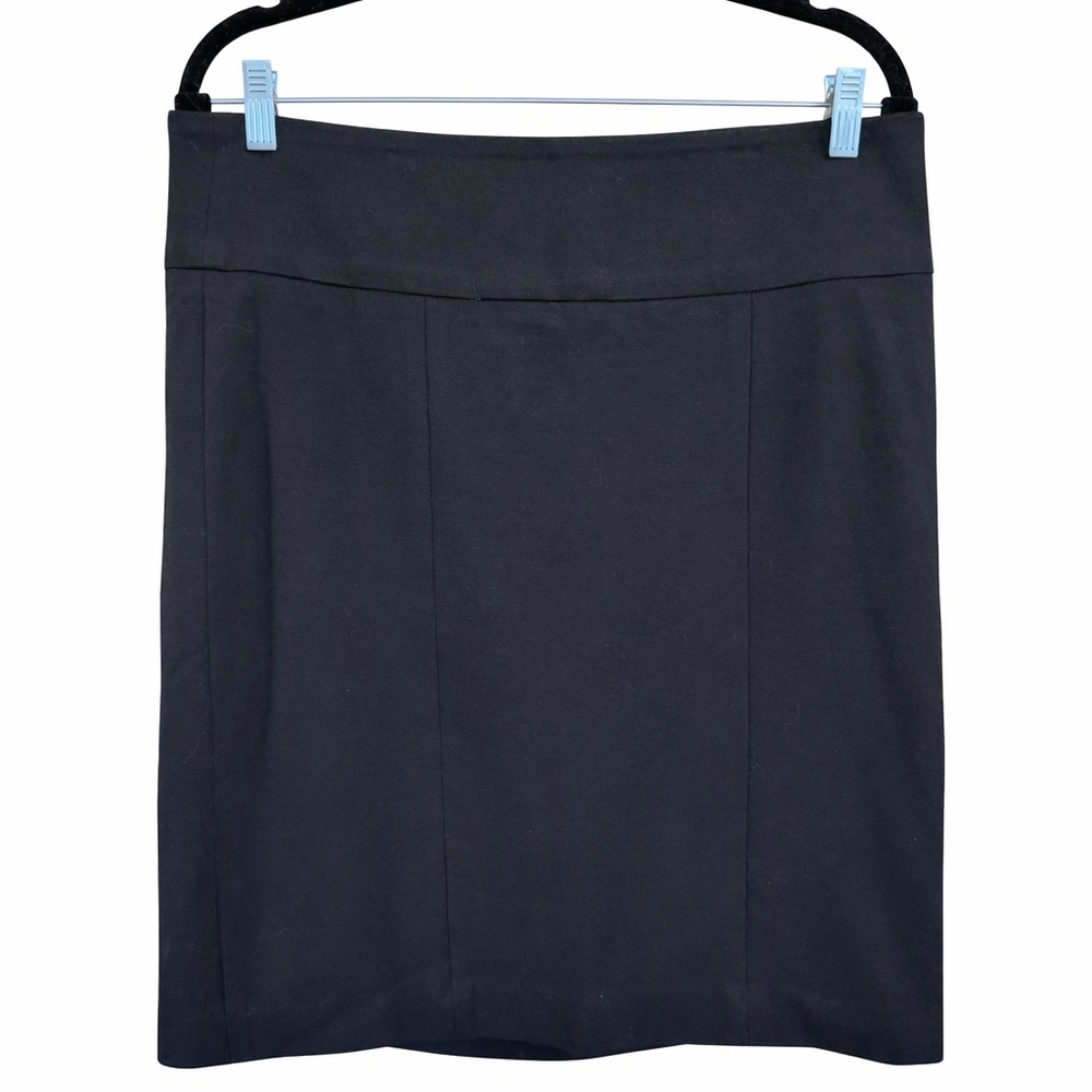 CAbi Black Tailored Pencil Skirt